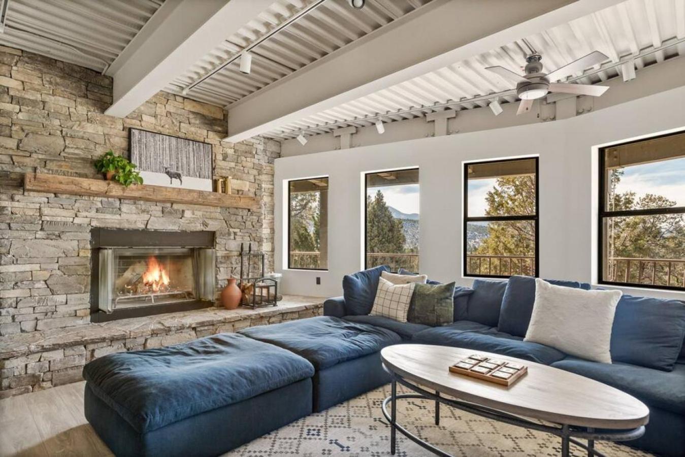 Steel Pine Lodge A Rustic Mountain Retreat Views Baldwin Lake Экстерьер фото