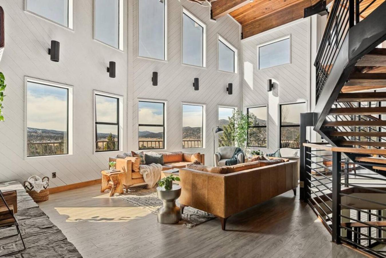 Steel Pine Lodge A Rustic Mountain Retreat Views Baldwin Lake Экстерьер фото